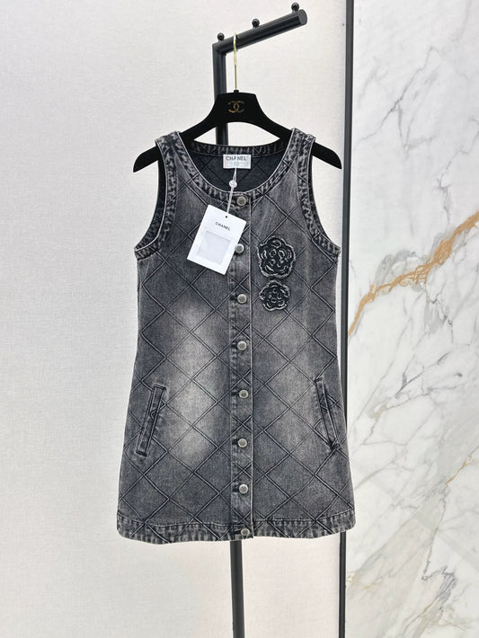 2025 new product Denim vest skirt