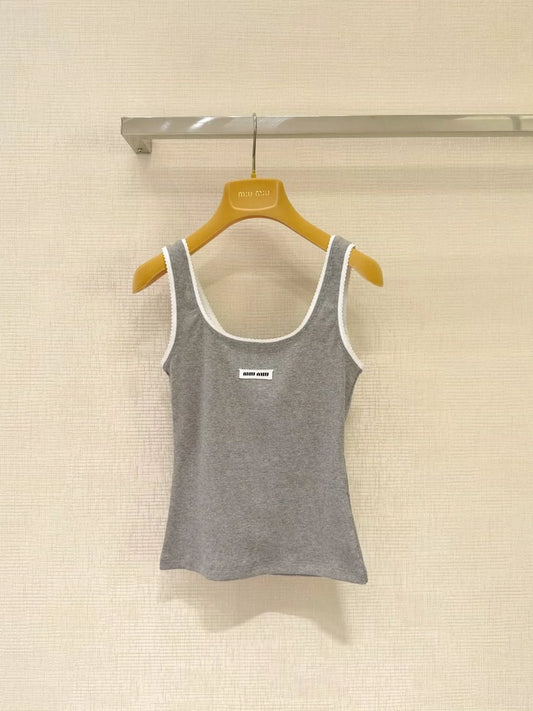 25ss new letter logo lace vest