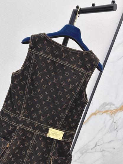 2025 new products Denim vest skirt