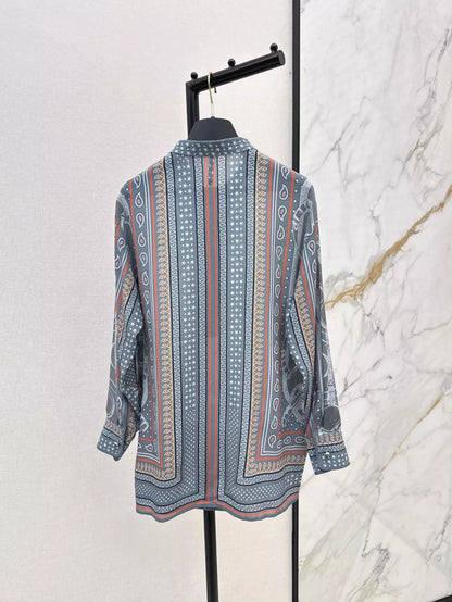 25ss silk buttons shirt