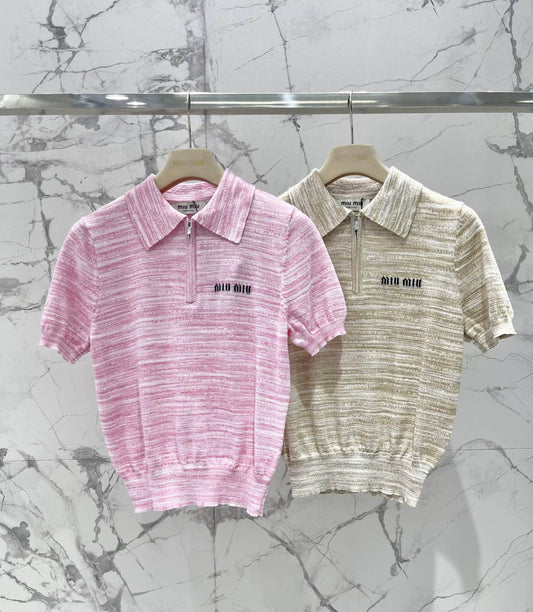 2025 new products Knitted short sleeves
