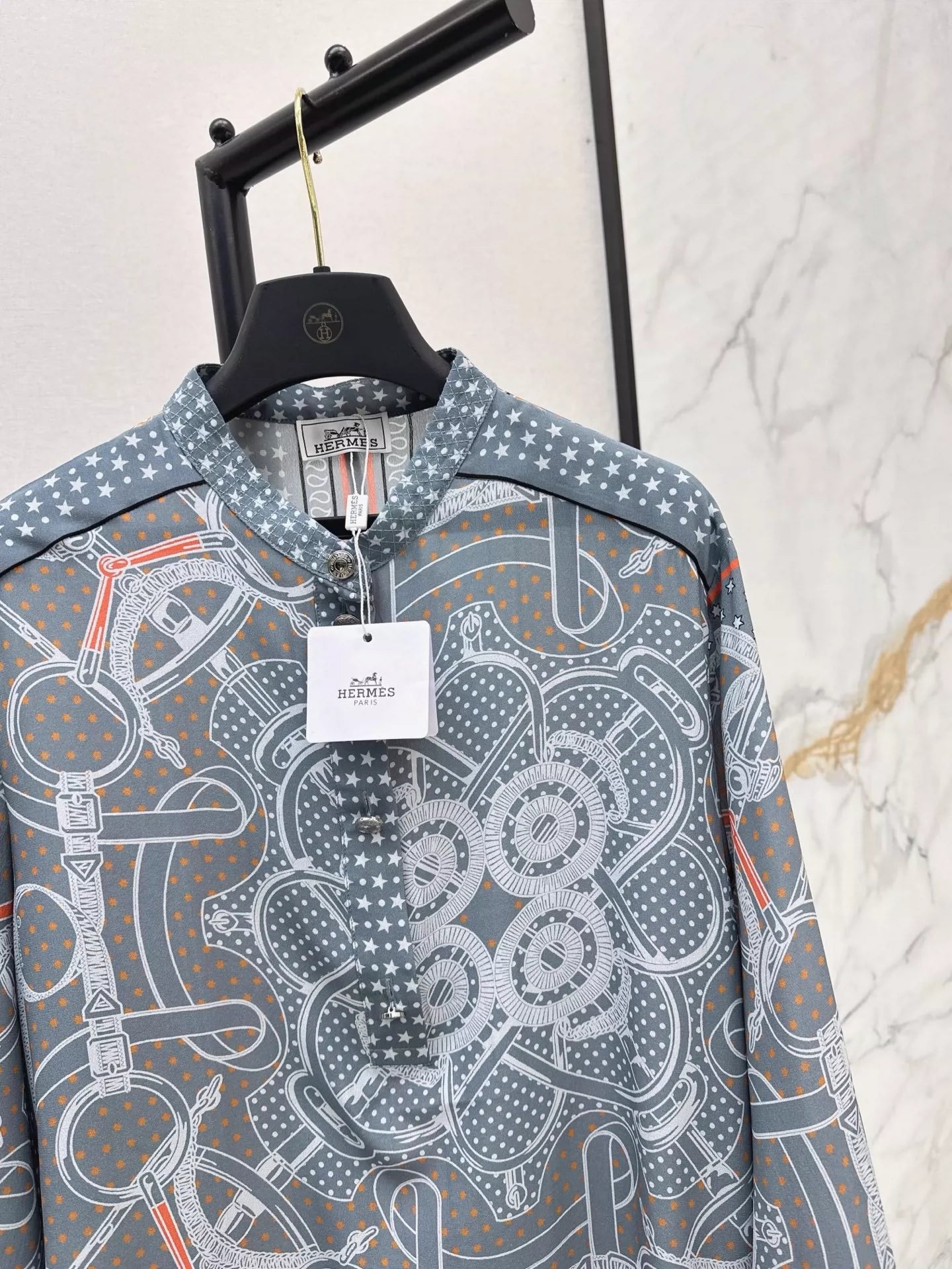 25ss silk buttons shirt