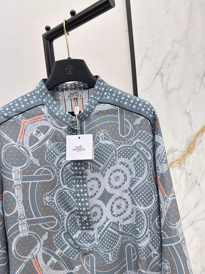 25ss silk buttons shirt