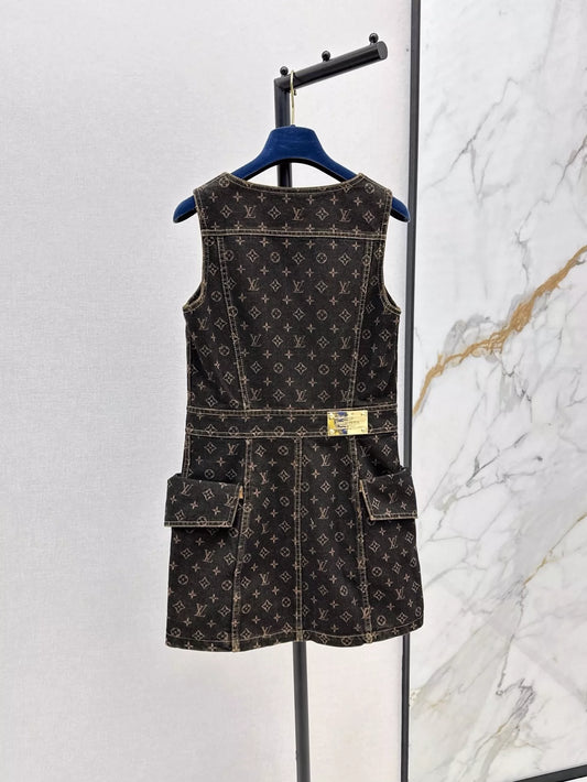 2025 new products Denim vest skirt