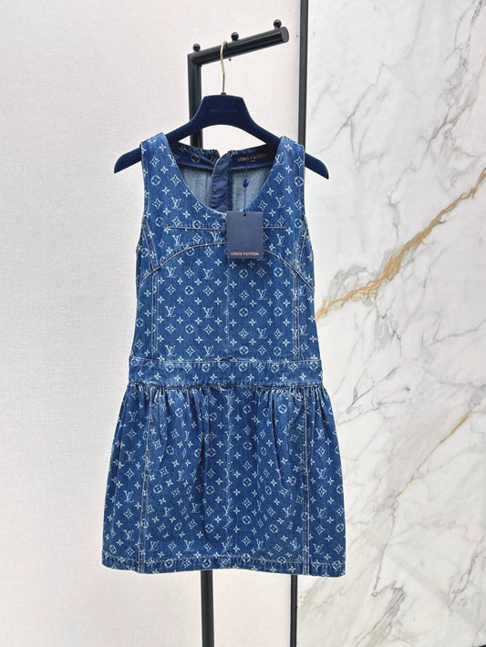 2025 new product Denim vest skirt