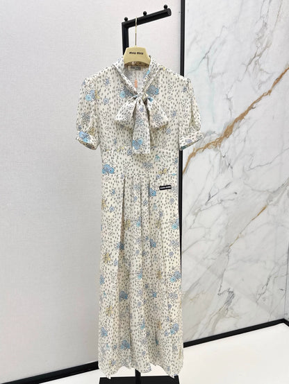 2025 new product Floral retro dress