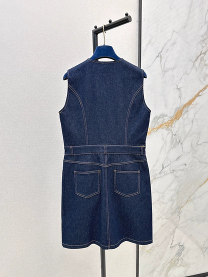 2025 new product Denim vest skirt