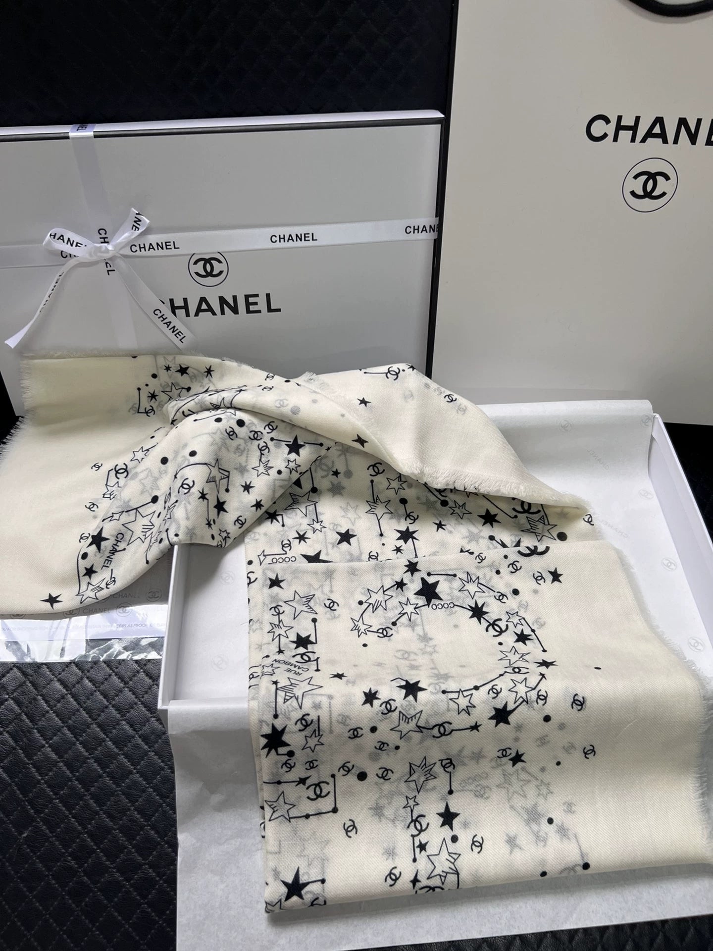 25 Star Cashmere Silk Shawl Scarf