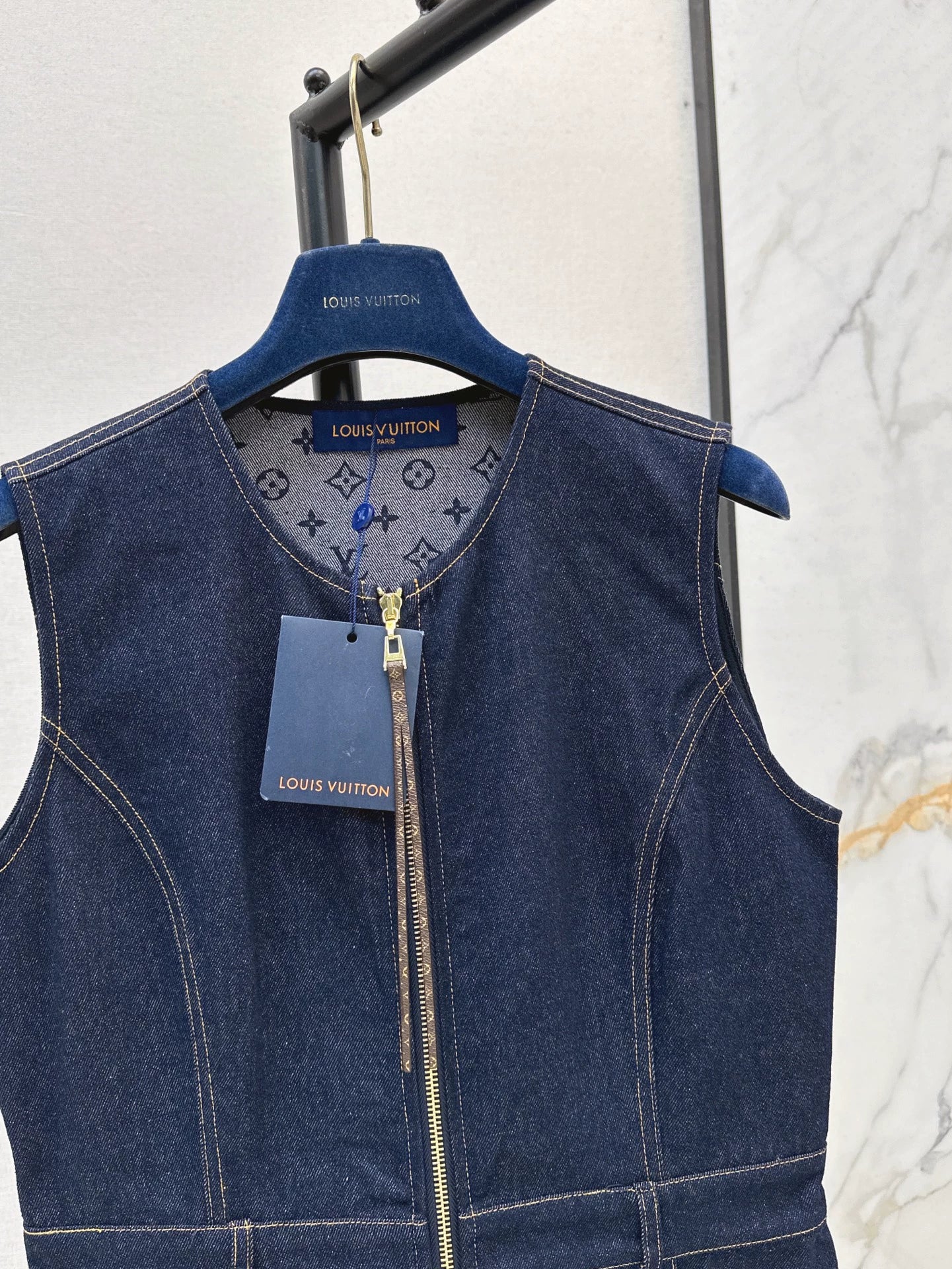 2025 new product Denim vest skirt