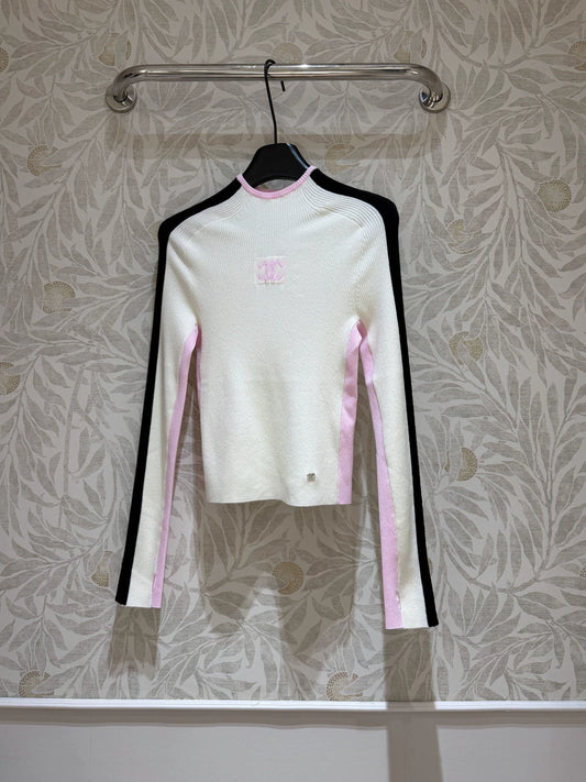 Ski Collection Stand Collar Slim Fit Sweater