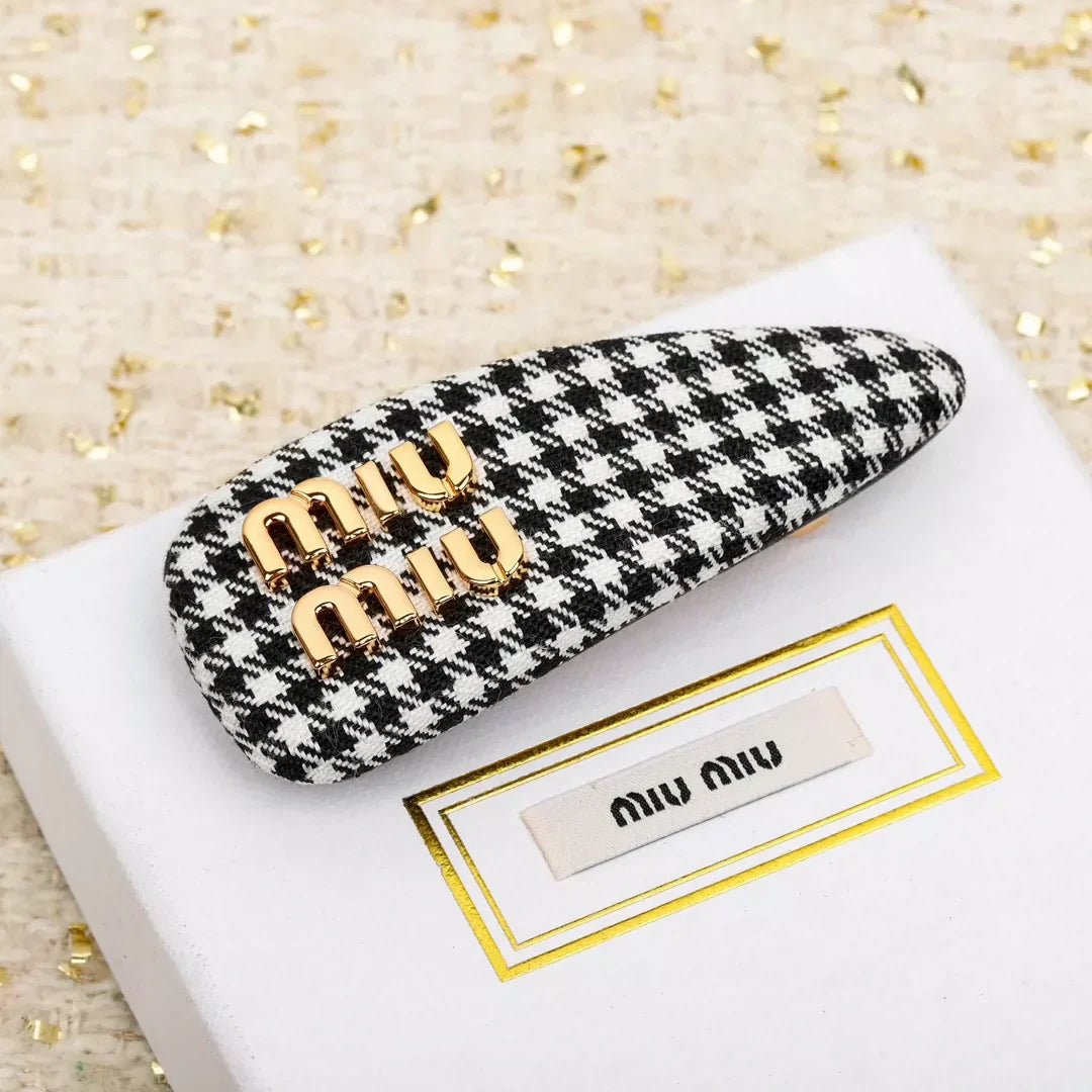 25 new classic plaid hairpins