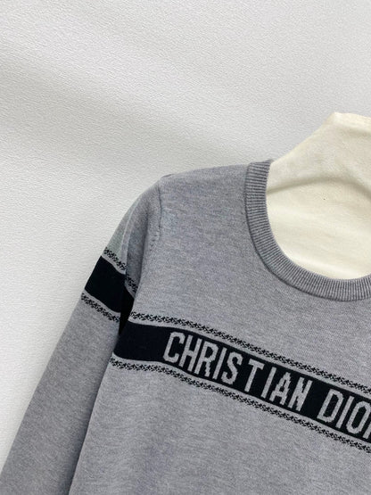 25fw Letter jacquard sweater