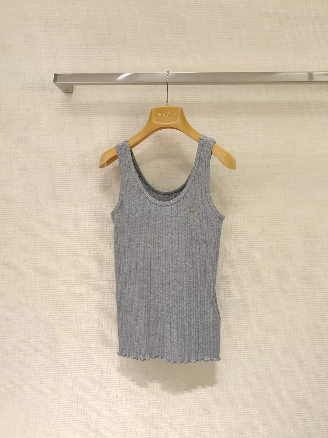 25ss new embroidered knitted vest