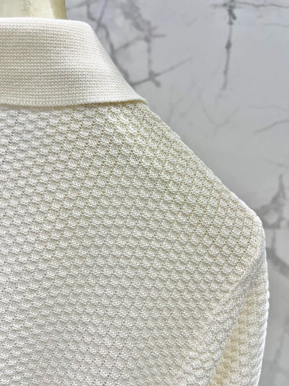 2025 new product Embroidered knitted short sleeves