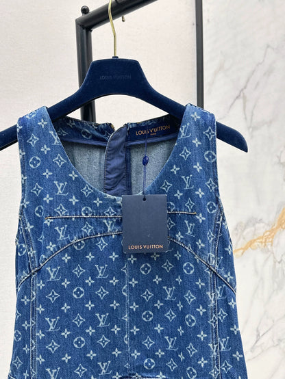 2025 new product Denim vest skirt