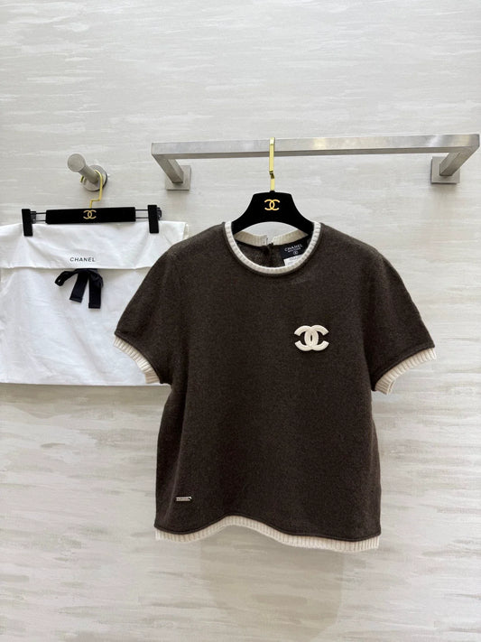 25fw Raccoon plush short sleeved shirt