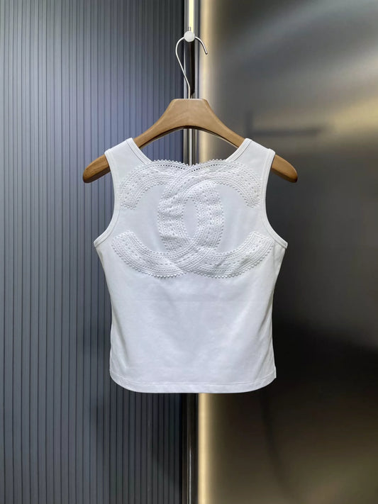 25SS new hollow vest camisole