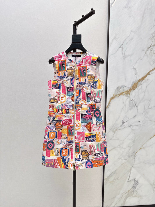 2025 new product Denim vest skirt