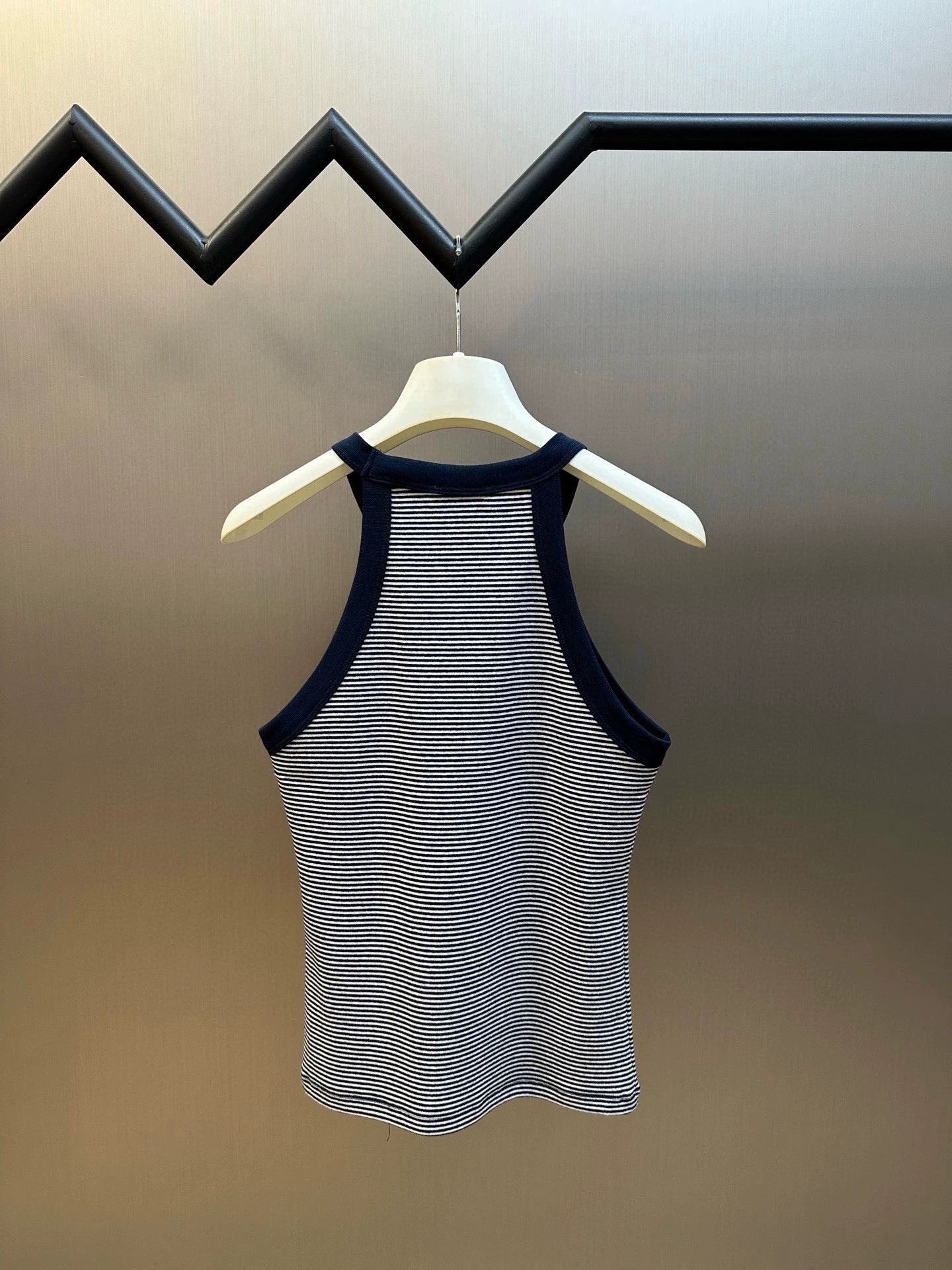 Classic Striped Knit Vest
