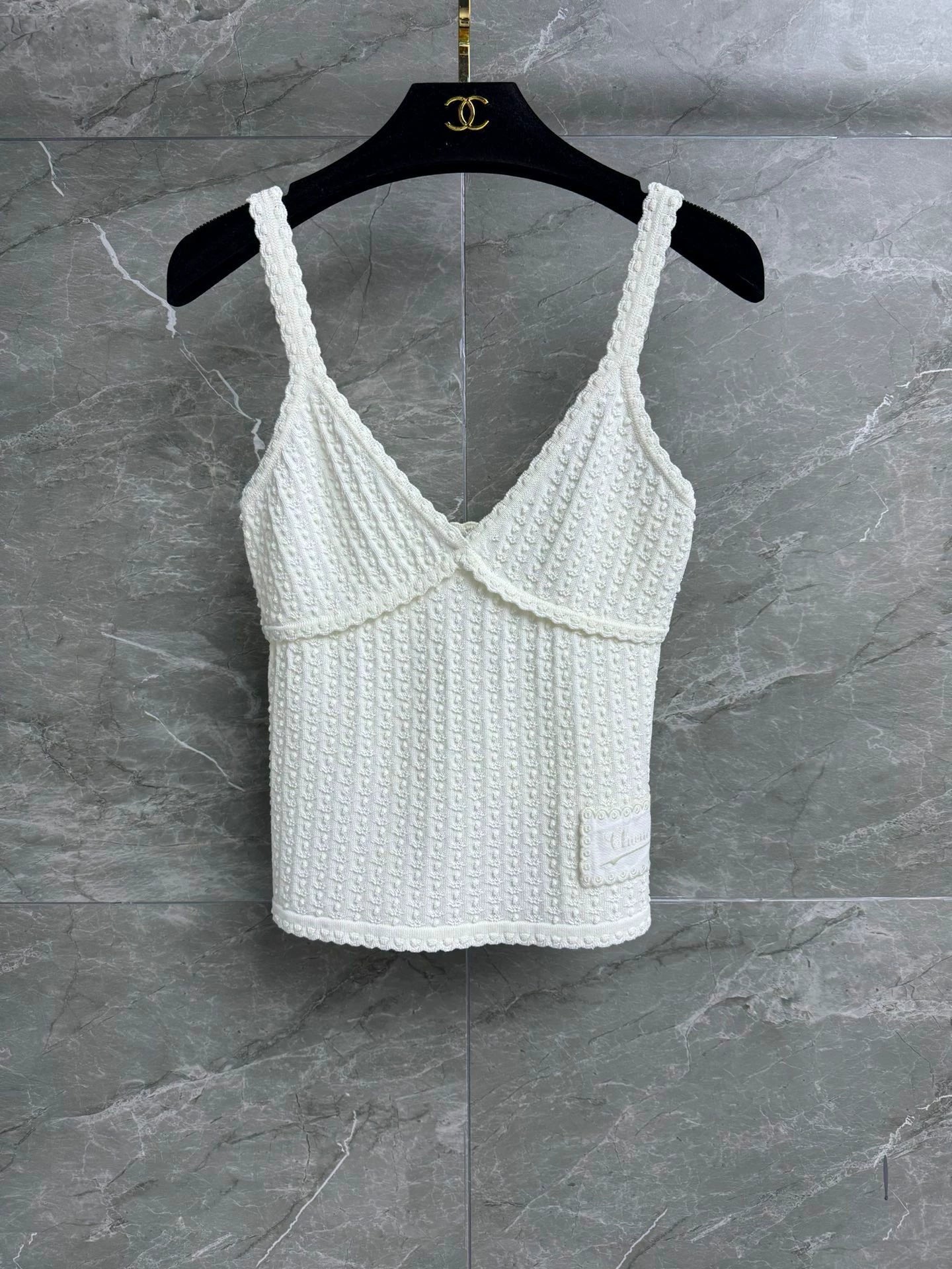 25ss hollow pattern vest