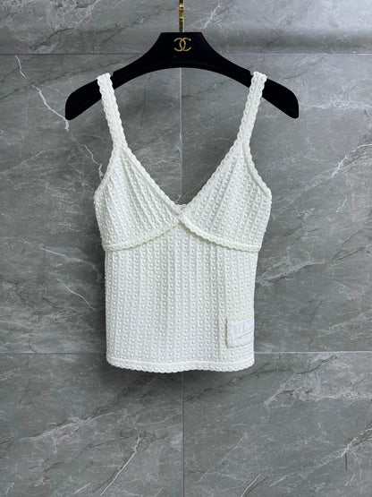 25ss hollow pattern vest