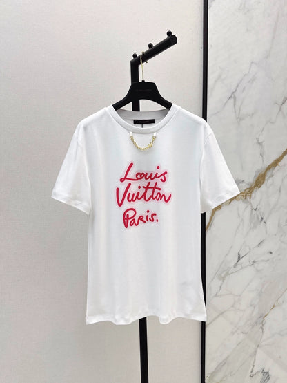 2025 new product Chain round neck print 𝑇𝑒𝑒