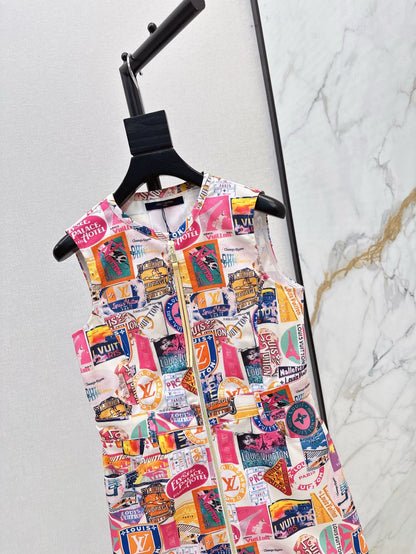 2025 new product Denim vest skirt