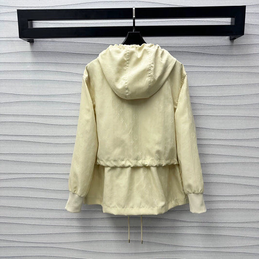 25 jacquard hooded jacket