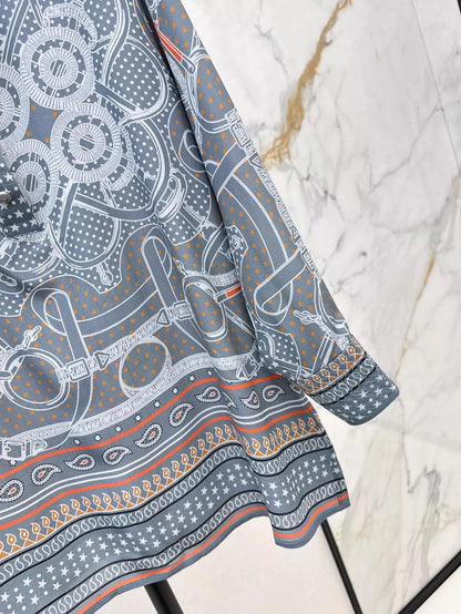 25ss silk buttons shirt