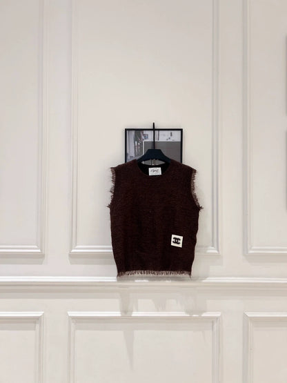 25fw Lightweight knitted vest(vintage series)