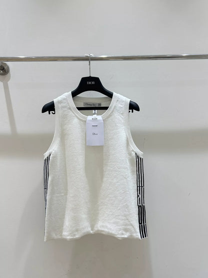 25ss new letter knitted vest