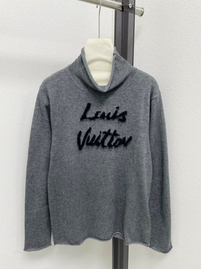 25fw Half high neck knitted sweater