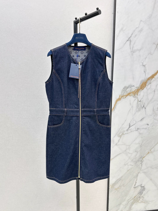2025 new product Denim vest skirt