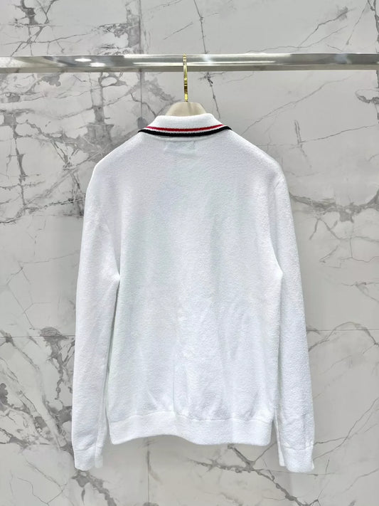 2025 new product Zipper knitted cardigan