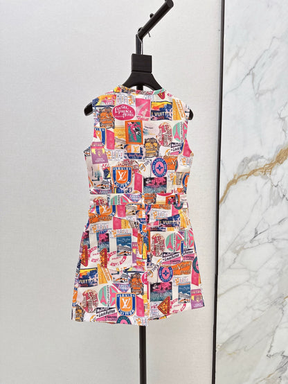 2025 new product Denim vest skirt