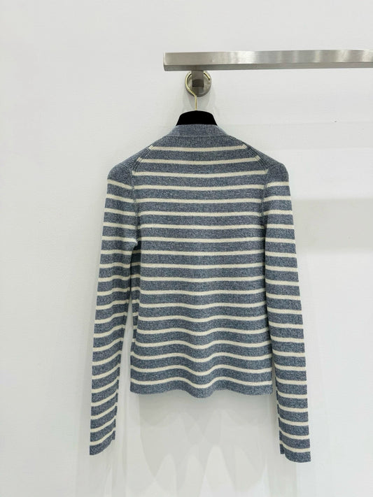 25ss round neck knitted cardigan