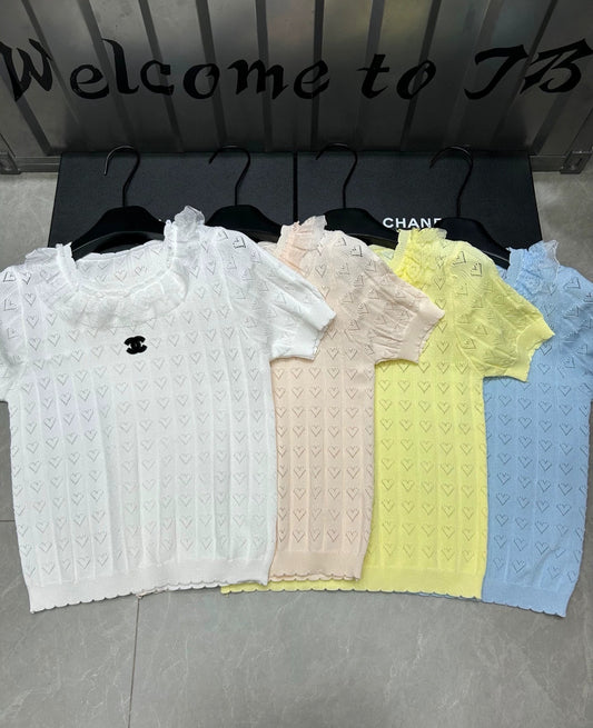 25 hollow short sleeves