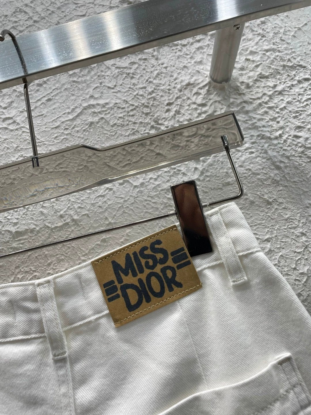 25 letter white shorts