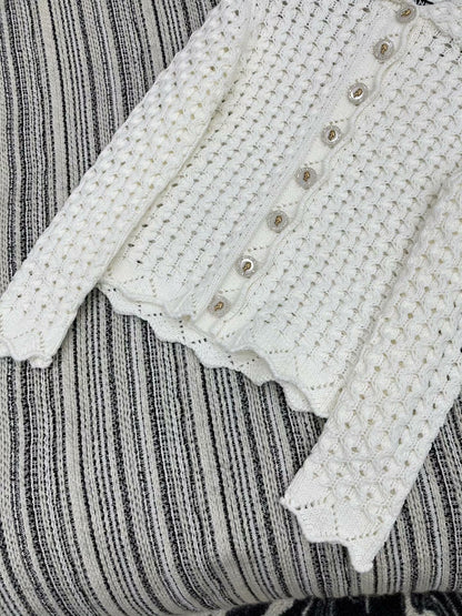 25 Crochet lapel jacket