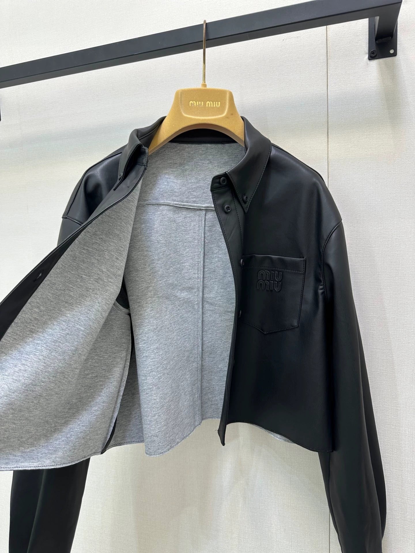 25 embroidered leather jacket
