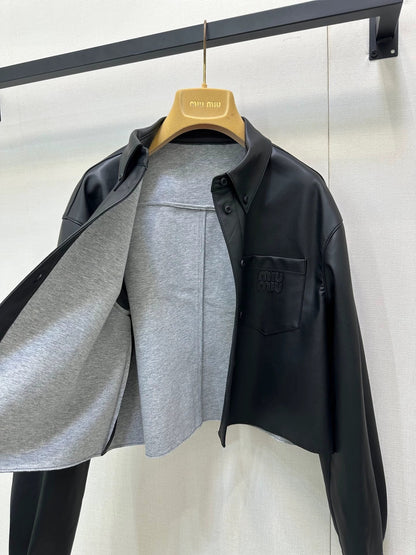 25 embroidered leather jacket