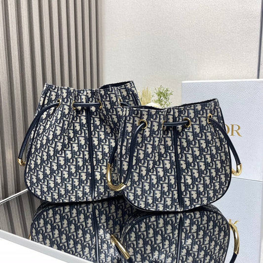 Medium / Large Nolita Bag Blue Dior Oblique Jacquard