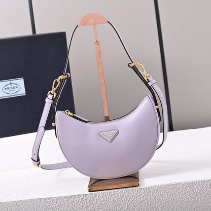 PArqué small leather shoulder bag