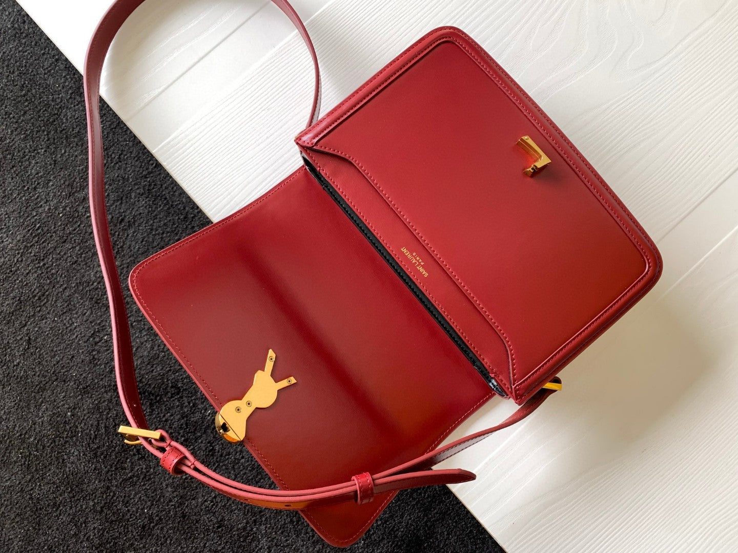 SOLFERINO MEDIUM SATCHEL IN BOX SAINT LAURENT