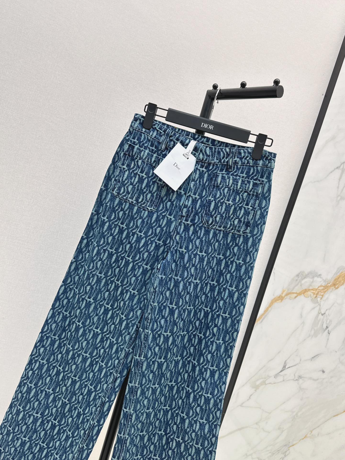 D 24fw miss jacquard jeans