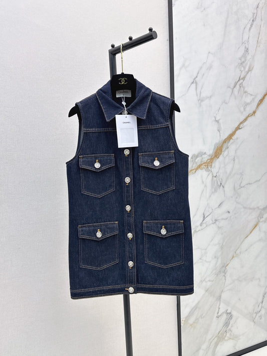 ch 25ss denim vest
