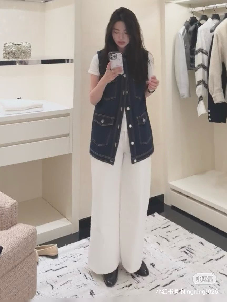 ch 25ss denim vest