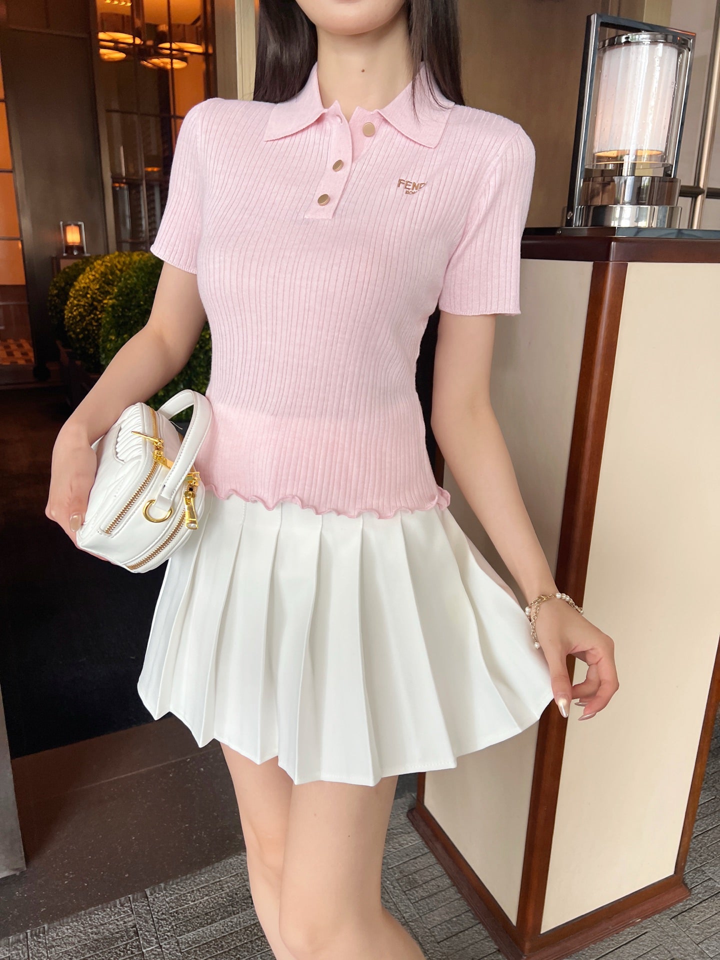 25ss knitted polo shirt