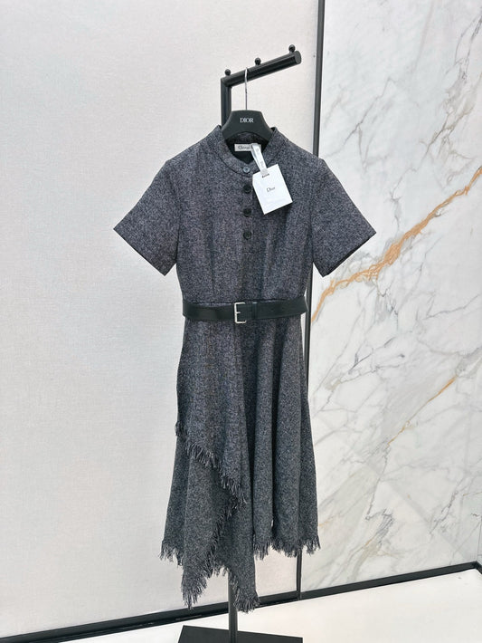 D 25ss tassel shirt dress