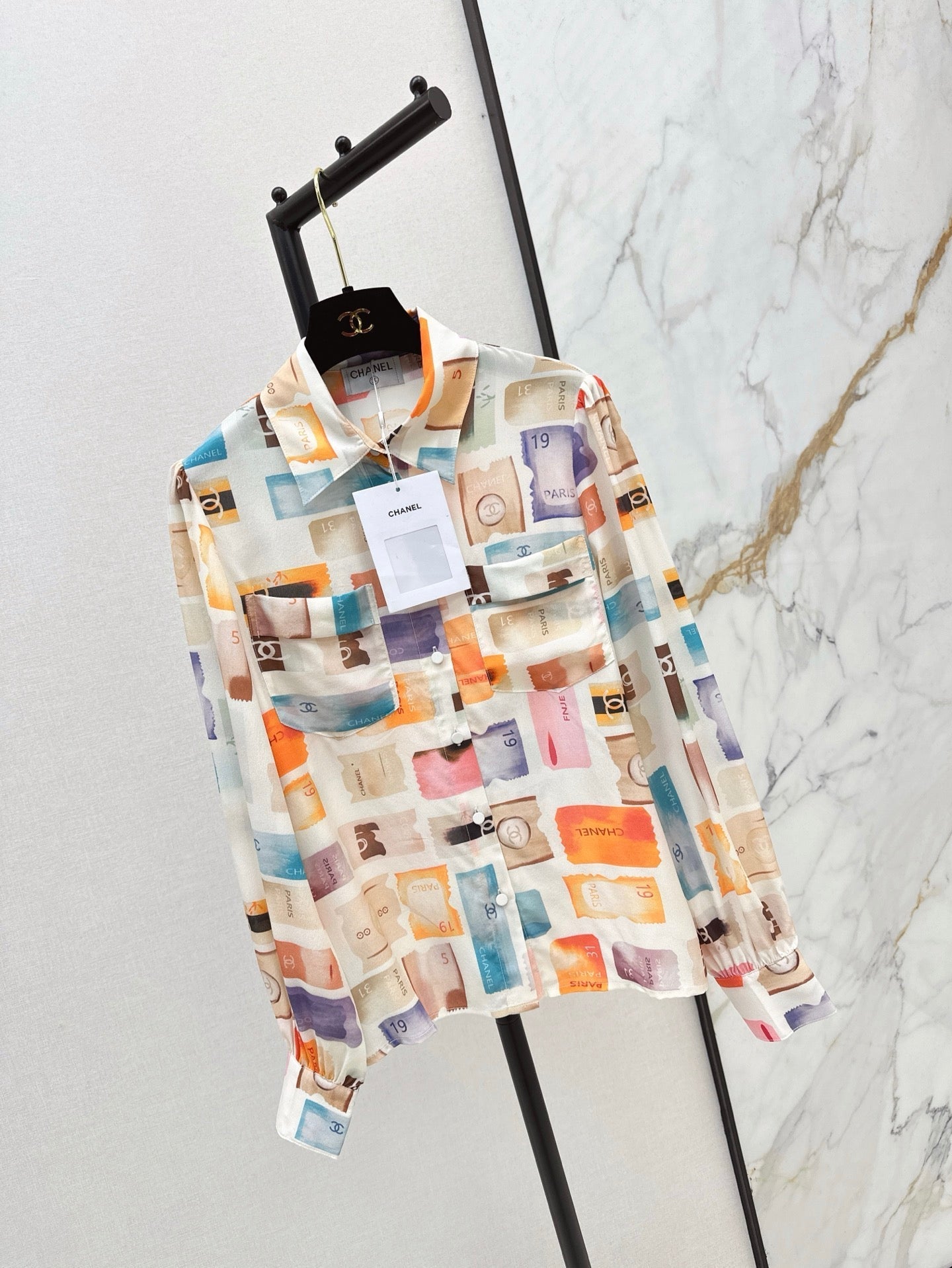 Ch 25ss silk buttons shirt